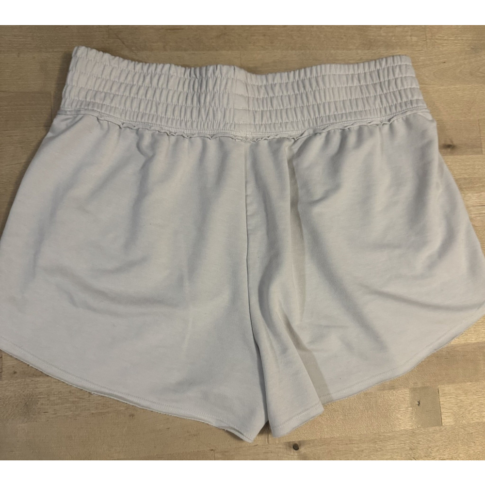 Under Armour Women Size L Gray The Rock Iron Paradise High Rise athletic Shorts - Picture 8 of 10